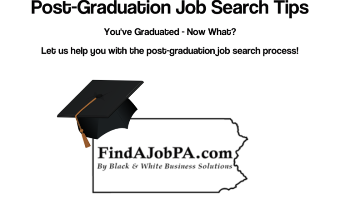 Post Graduation Job Search Tips