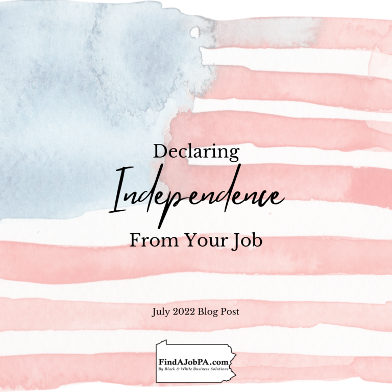 Declaring Independence From Your Job Blog Post Featured Image