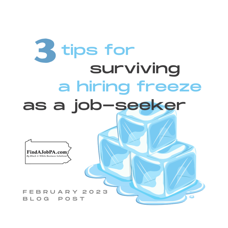 image of how to survive a hiring freeze as a job-seeker